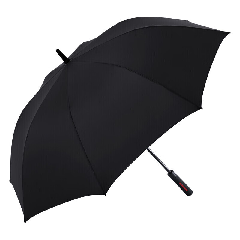 MAYDU Heavy-Duty Umbrella, Long Straight Handle, Golf Umbrella for Sunny And Rainy Days, Windproof Outdoor Umbrella M1123 Black