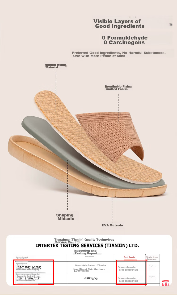 Mandobel Four Seasons Cotton Linen Slippers Lightweight Comfortable Home Fashion Slippers Striped Mocha Coffee Size 42-43 3