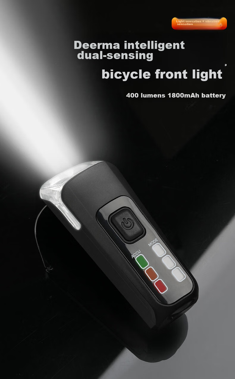 Addview Bicycle Light, Front Lamp, USB Rechargeable Flashlight, Mountain Bike Light, Cycling Equipment 3