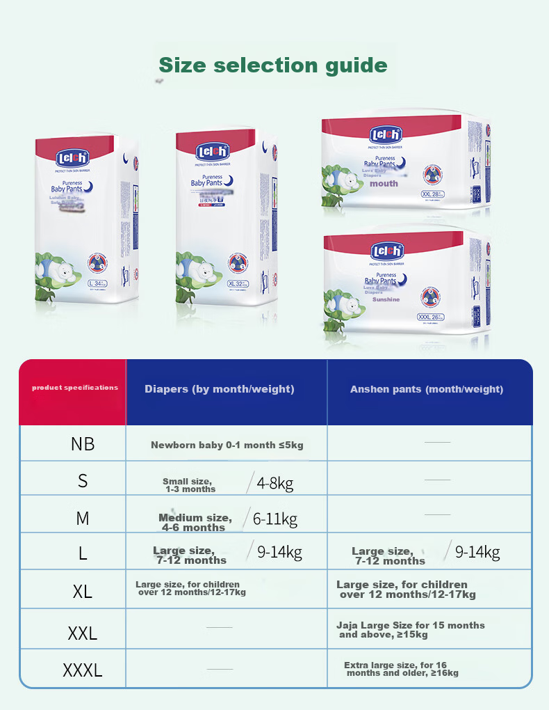 Lelch Pure Comfort Pants, Size L, 34 Pieces (9-14kg), Ultra-Thin Night Use Baby Diapers, Pull-Ups 11