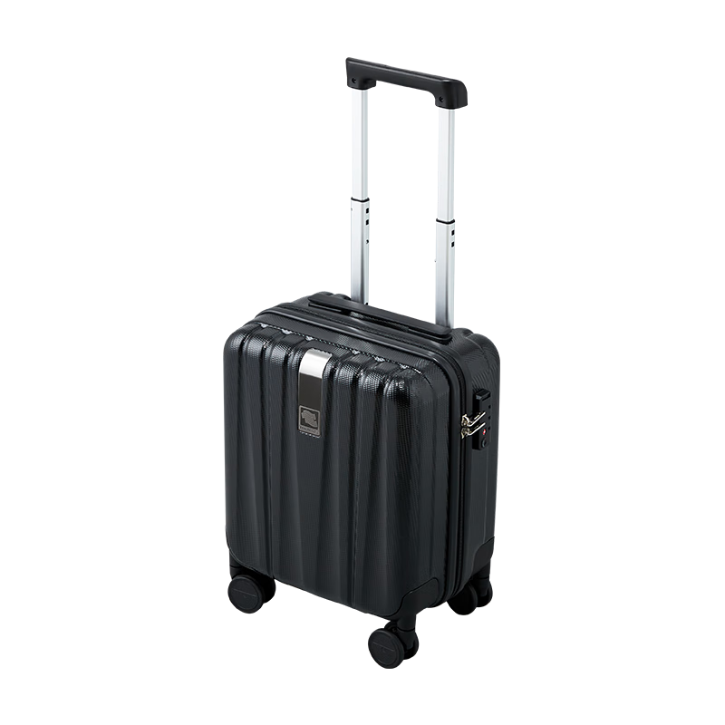 HANKE Luggage, Suitcase for Men And Women, Budget-Friendly Carry-On Travel Case, 14-Inch Onyx Black Small Password Lock Suitcase, Store's Best-Seller
