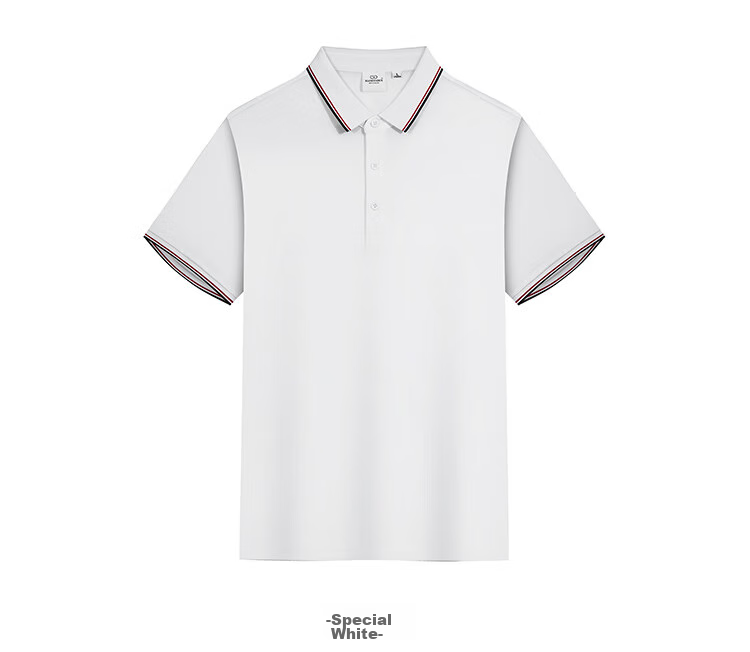Jeanswest Men's Short Sleeve Polo Shirt 2026 Summer Mint Cooling Casual T-Shirt Base Layer Dark Gray 2XL 24