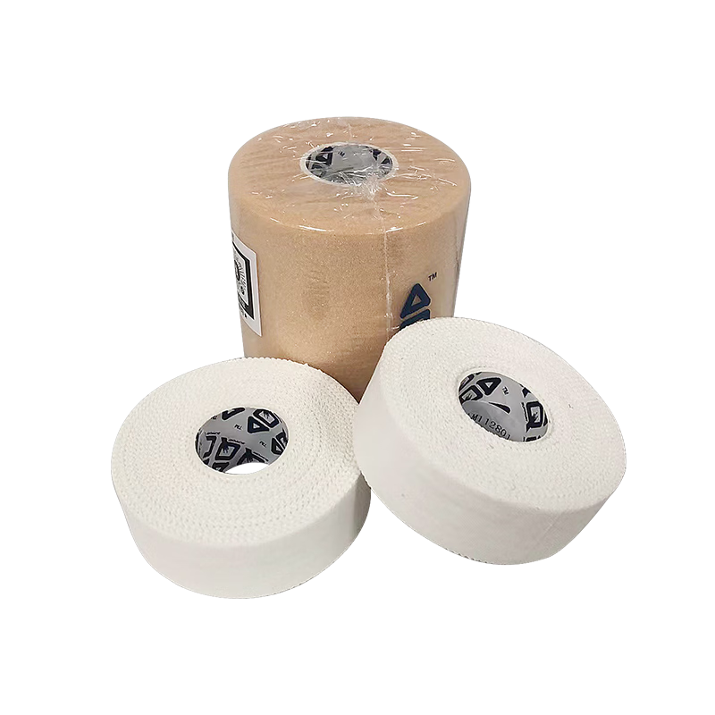 AQ Sports Bandage, Soccer Protective Self-Adhesive Tape, Serrated Easy-Tear White Tape, 9622*2 + Skin Film, 9601*1