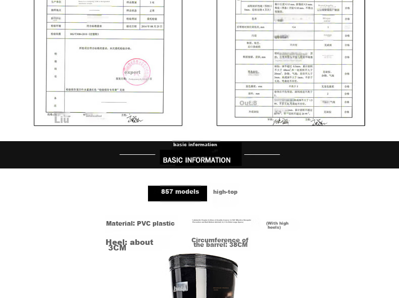 Warrior Men's Mid-High Rain Boots, Adult Waterproof Shoes, Kitchen Shoes, Rubber Boots, Overshoes, 8857 Black, Size 41 9