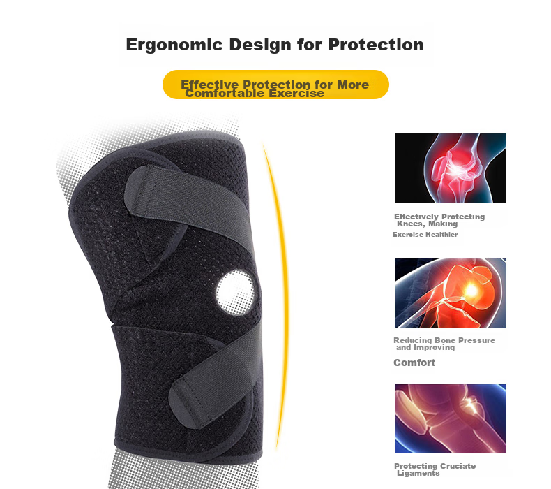 D&M Sports Knee Pads for Men, Basketball Protective Gear, Lightweight Breathable Soccer Knee Pads, Imported from Japan, Black, Single Pack 3