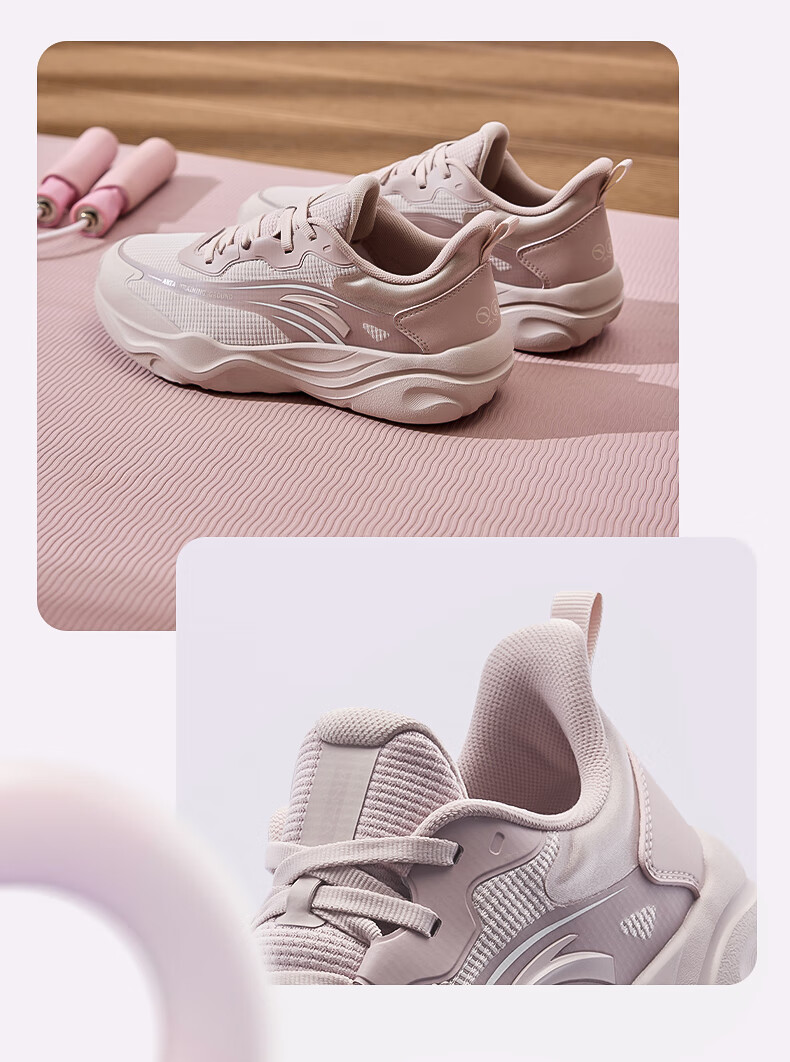 ANTA Milk Candy Jump Rope Shoes | Zhang Yufei's Training Shoes for Women, Soft Sole, Breathable, Lightweight, Shock-Absorbing, Training Shoes, Sneakers 15