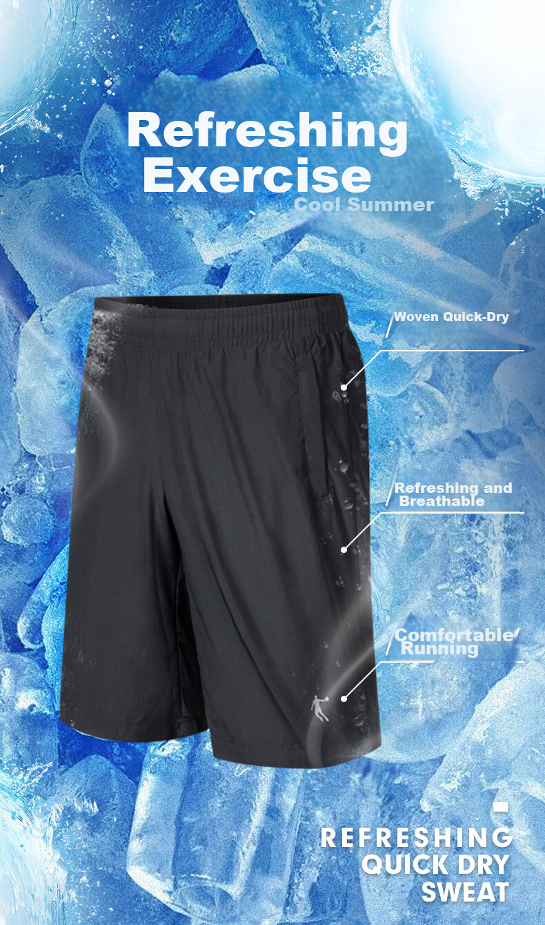 Jordan Men's Sports Shorts 2026 Summer Breathable Quick-Dry Moisture-Wicking Woven Five-Point Casual Pants 1