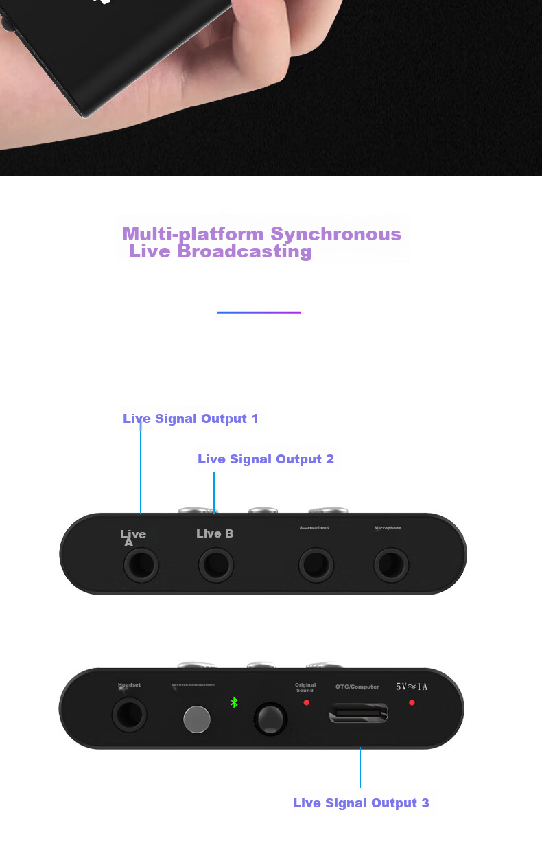 Mailang (Malau) S3 Voice Changer [Universal Version], Mobile Real-Time Voice Transformer for Male to Female And Male to Male, Live Streaming Karaoke Sound Card, Voice Call Computer Gaming Voice Modulator 11