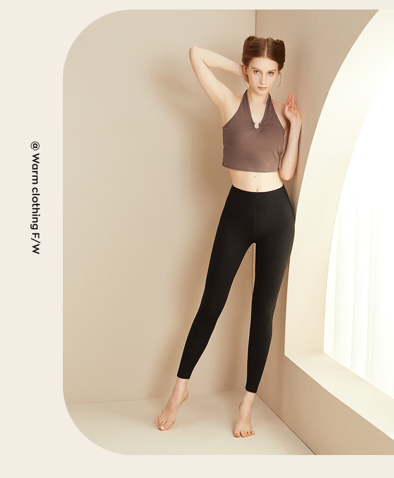 MiiOW [High-Waisted Butt-Lifting] Cashmere Silk Moisturizing 10A Antibacterial Far-Infrared Heating Barbie Thermal Pants 19