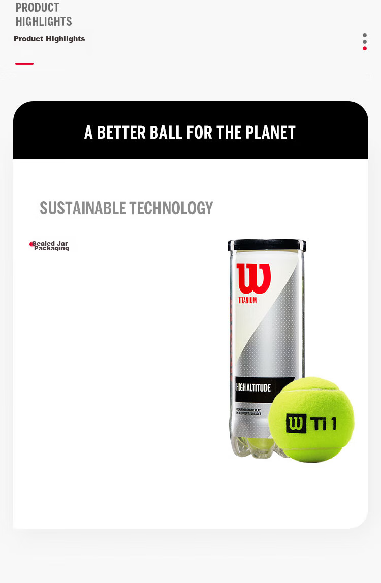 Wilson Titanium Training Tennis Balls, 3-Pack [Random Number on Ball] 3