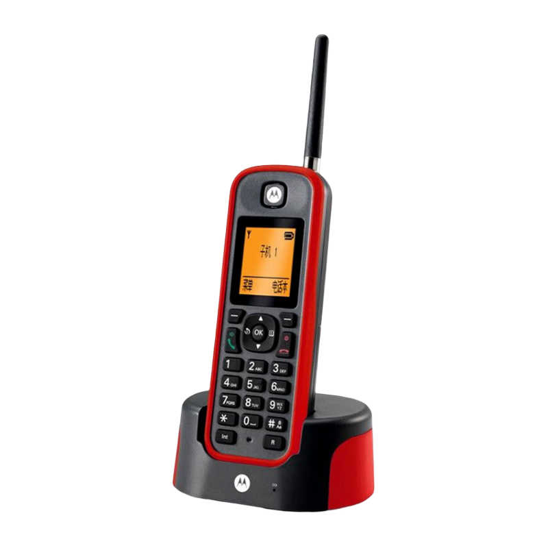 Motorola Long-Range Digital Cordless Telephone, O201HC Handset (Red)