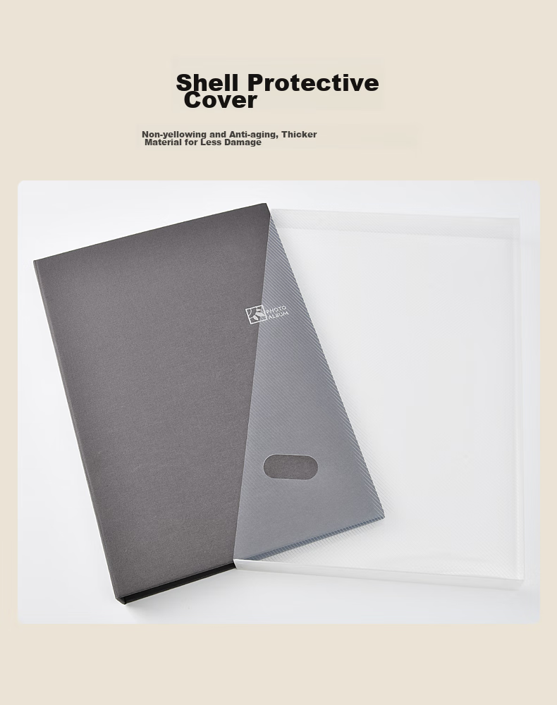 Nakabayashi, 3-Inch Fabric Insert Photo Album, White (86x54mm), [Instant Camera] 9