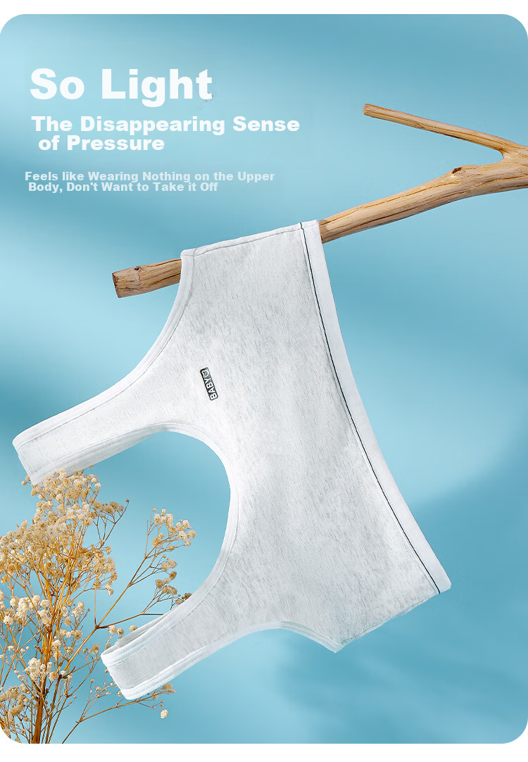 YUZHAOLIN Girls' Underwear for Puberty, First Stage for Elementary School Students Aged 8-12, Anti-Nipple Girls' Children's Camisole 11