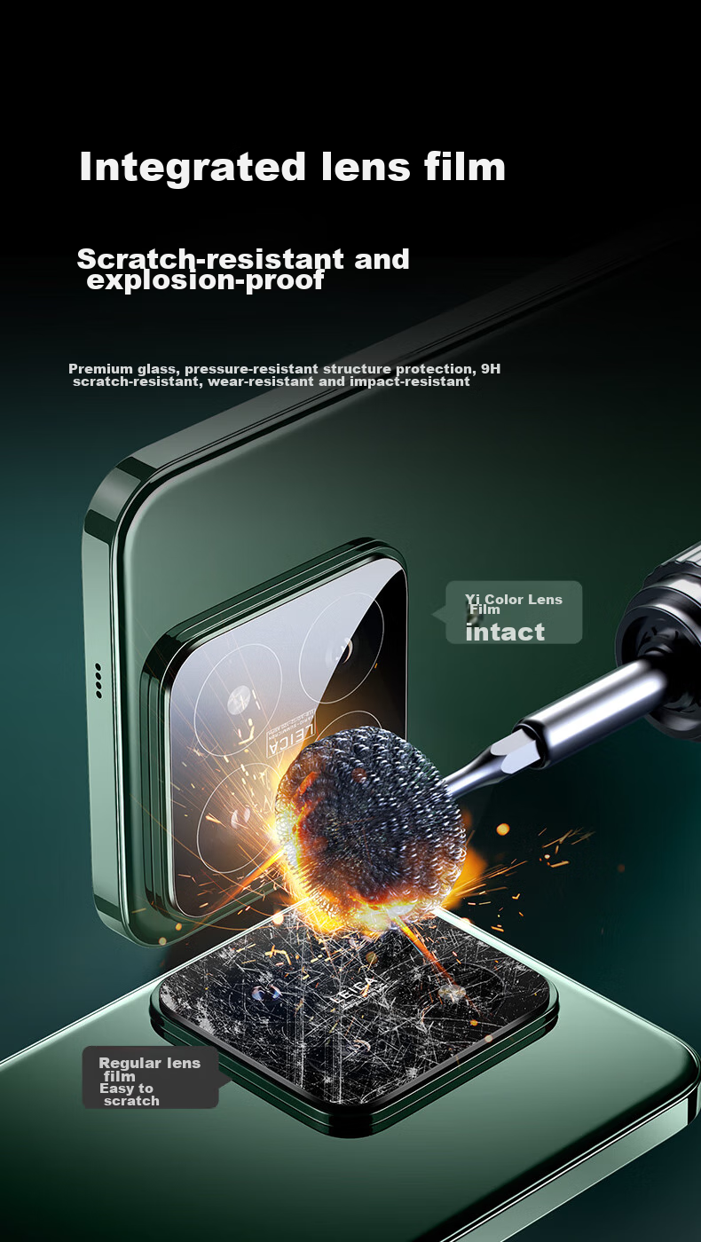 ESR [2 Pieces] Camera Lens Protector for Xiaomi 14 Pro, Tempered Glass, High-Definition Rear Camera Anti-Fingerprint Full Coverage No Pixel Loss Scratch-Resistant Wear-Resistant Protective Phone Lens Film 5