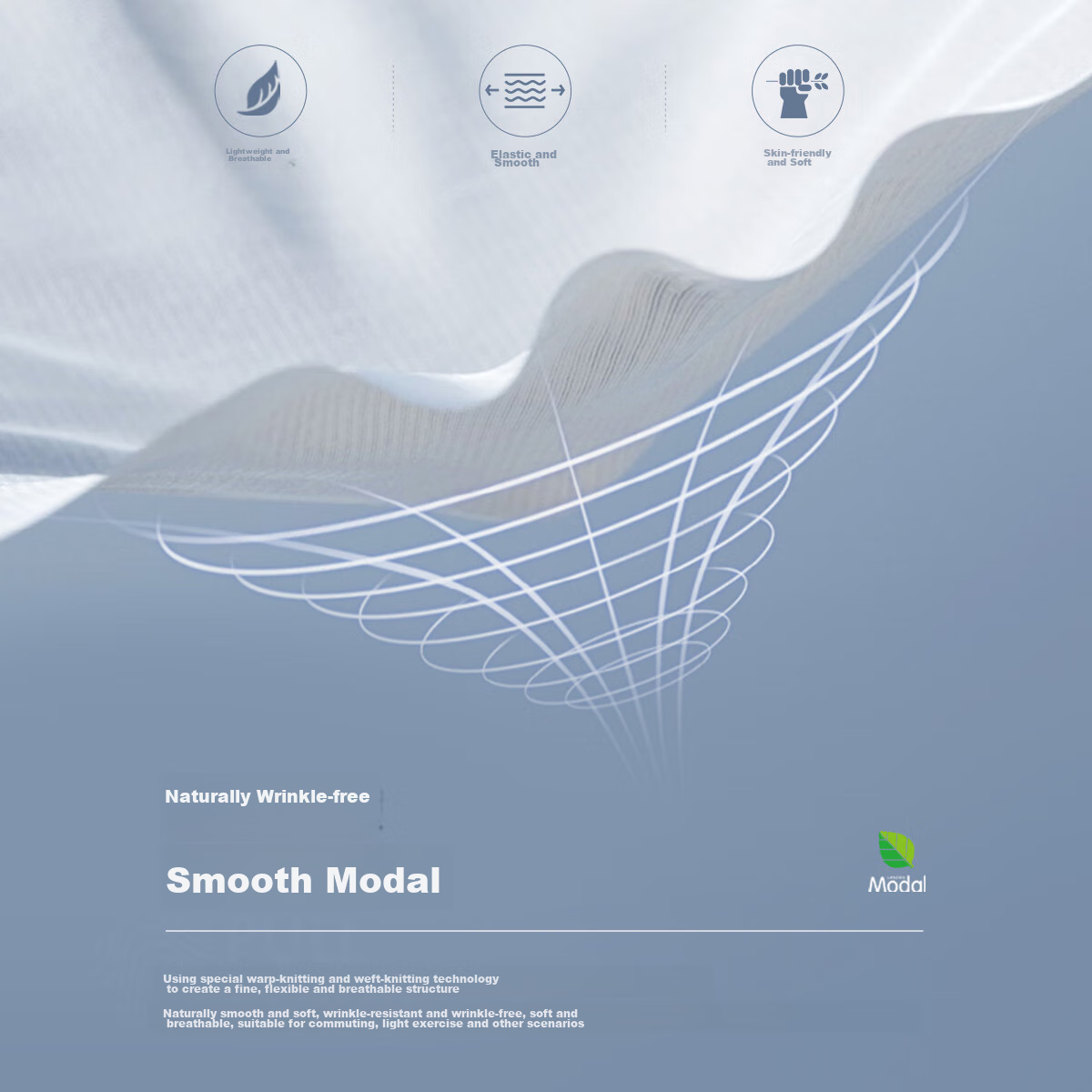 Мужская рубашка FIRS с длинным рукавом, Cloud-Feel Modal, удобная, гладкая, приятная к телу, мягкая, деловая повседневная рубашка