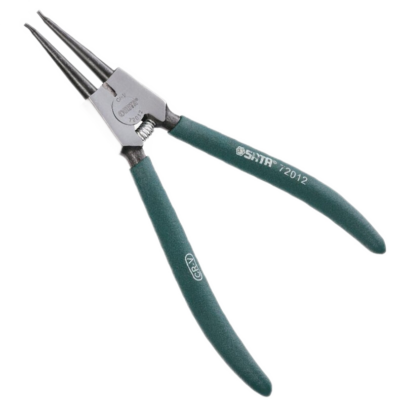 SATA 72013 German-Style Straight Tip Snap Ring Pliers for Axles 9"