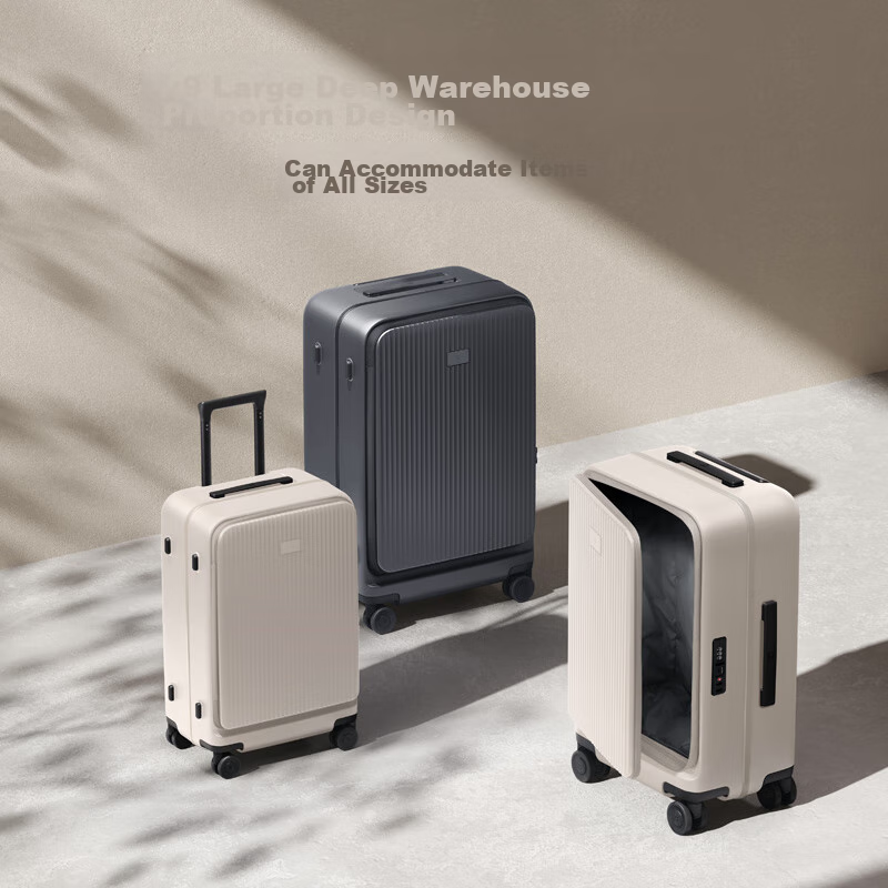 Чемодан Xiaomi Mijia Luggage, 20-дюймовый ручная кладь, с боковым отделением, кодовый замок, черный