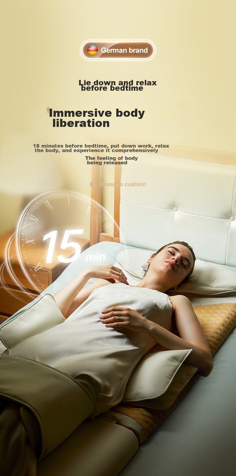 CLORIS [Price Protection 618] German Air Wave Full Body Massage Pad, Waist Massager, Massage Mat for Neck, Shoulder, Back And Buttocks, Hot Compress, Gift for Husband Or Wife on May 20th, Q1 14