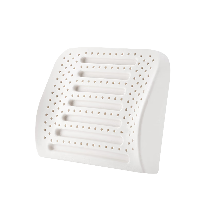 Hengxiangmeng Latex Car Lumbar Support Cushion, Back Support Pad, Seat Backrest, Waist Pillow, Long-Sitting Aid, Car-Mounted Driver's Seat Cushio