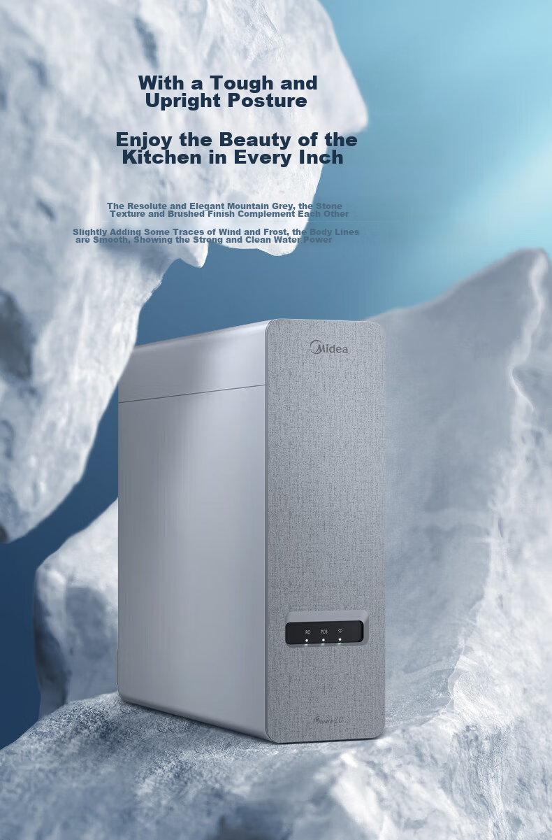 Midea Core-Saving Direct Drinking Water Purifier Set [Baize Max1200G + Pre-Filter-25pro], Under-Sink Smart Faucet, RO Reverse Osmosis Household All-In Drinking Water System 17