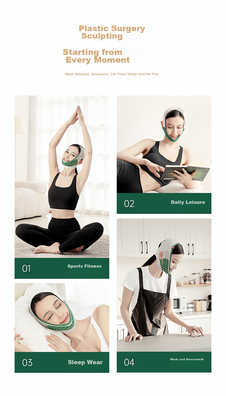 YSMI Sleep Lifting Face Mask, Facial Lifting And Tightening Device, V-Face Slimming Bandage, Far-Infrared Goddess Gift for Women's Day 24