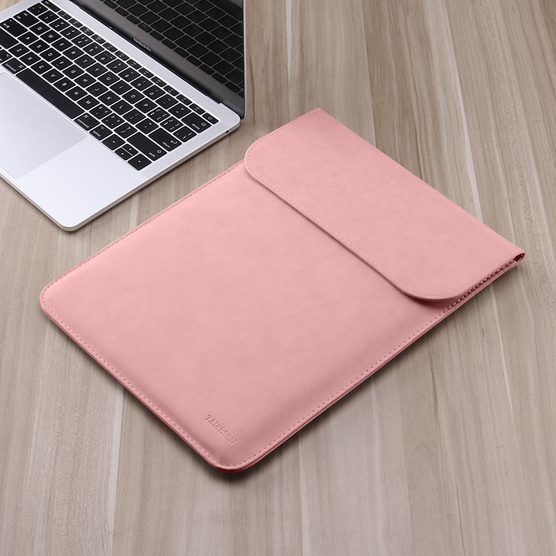 Taikesen Сумка для ноутбука, универсальная, подходит для Apple Macbook 14 дюймов, Huawei, Lenovo, защитный чехол для ноутбука для мужчин и женщин, цвет: вишневый розовый