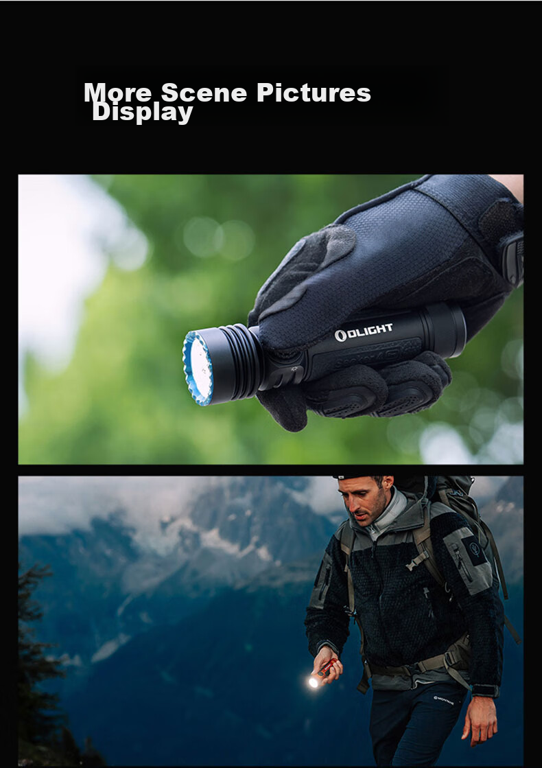 OLIGHT Aolei Explorer 4 Pro High-Power Flashlight, Ultra-Bright for Disaster Relief And Emergency Use, Long-Range for Outdoor Exploration And Home Use 17