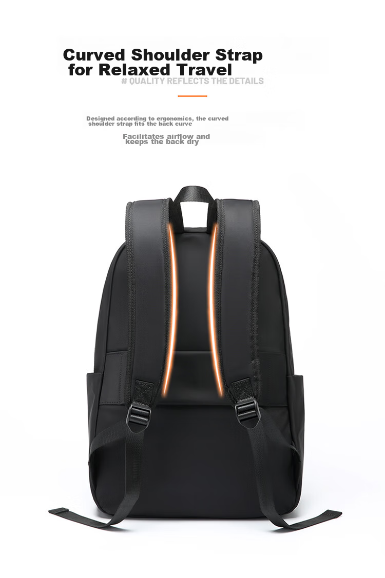 GOLF Backpack for Men, Travel Bag with 15.6-Inch Laptop Compartment, Multi-Compartment Student Schoolbag for Commuting And Business Trips 10