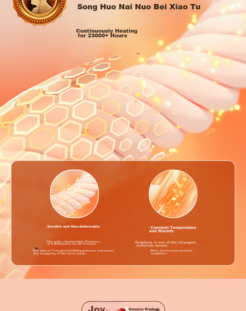 Lejing Japanese Graphene Knee Brace for Warmth And Heating, Suitable for Cold Legs, Arthritis, Synovitis, Elderly Men And Wome 5