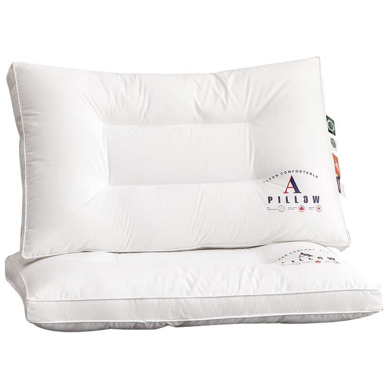 Dohia Home Textile Pillow, Class A Pure Cotton Hotel-Style Pillow Core, Adult Cervical Pillow, Height Approximately 8cm