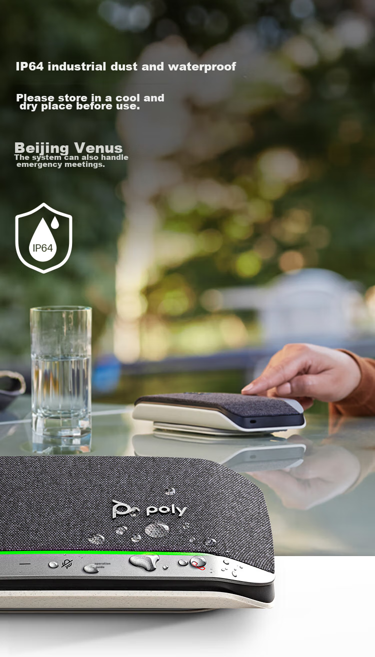 PLANTRONICS Poly SY20 Video Conference Omnidirectional Microphone, Bluetooth Speaker (Suitable for about 20 Square Meter Meeting Rooms), Tencent Meeting Certified 4