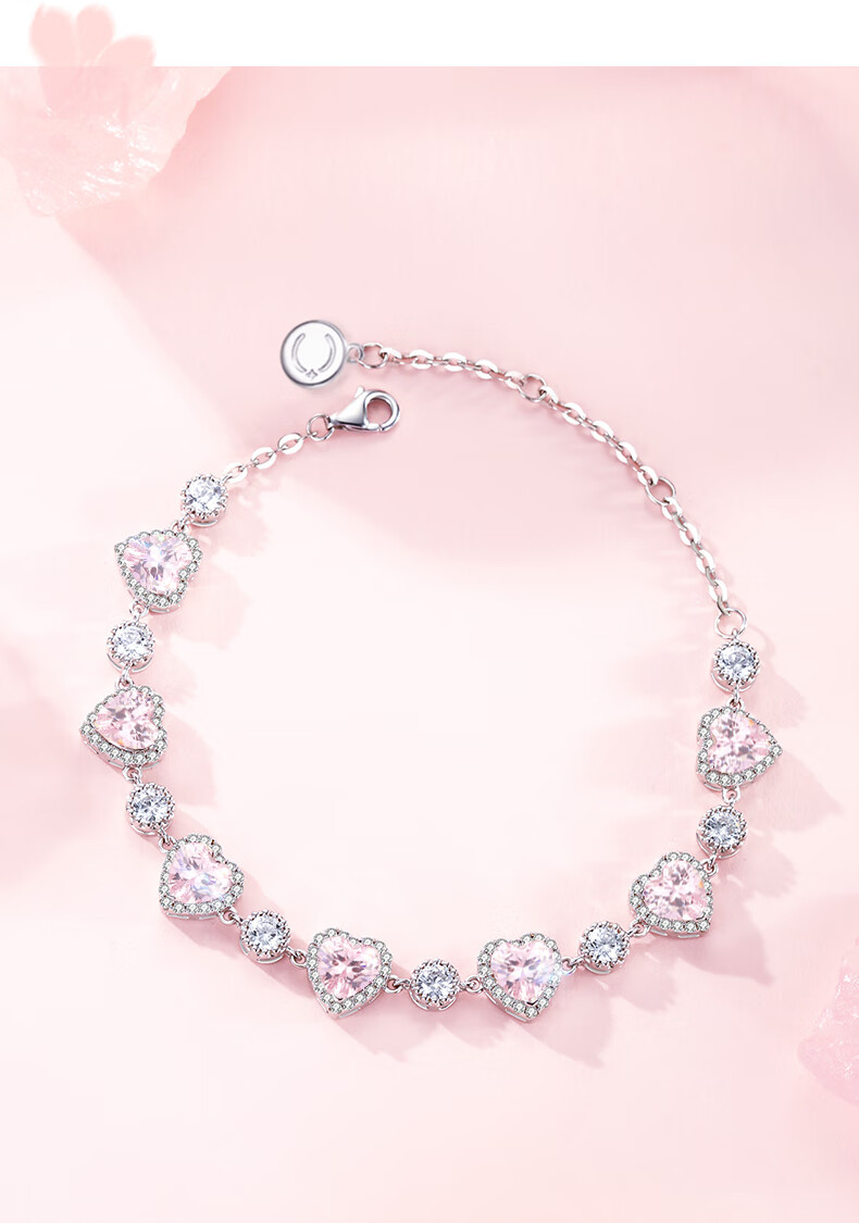 Fanci Love Bracelet for Women, Silver Heart-Shaped Fashion Confession Birthday Anniversary Gift for Wife Or Girlfriend 3