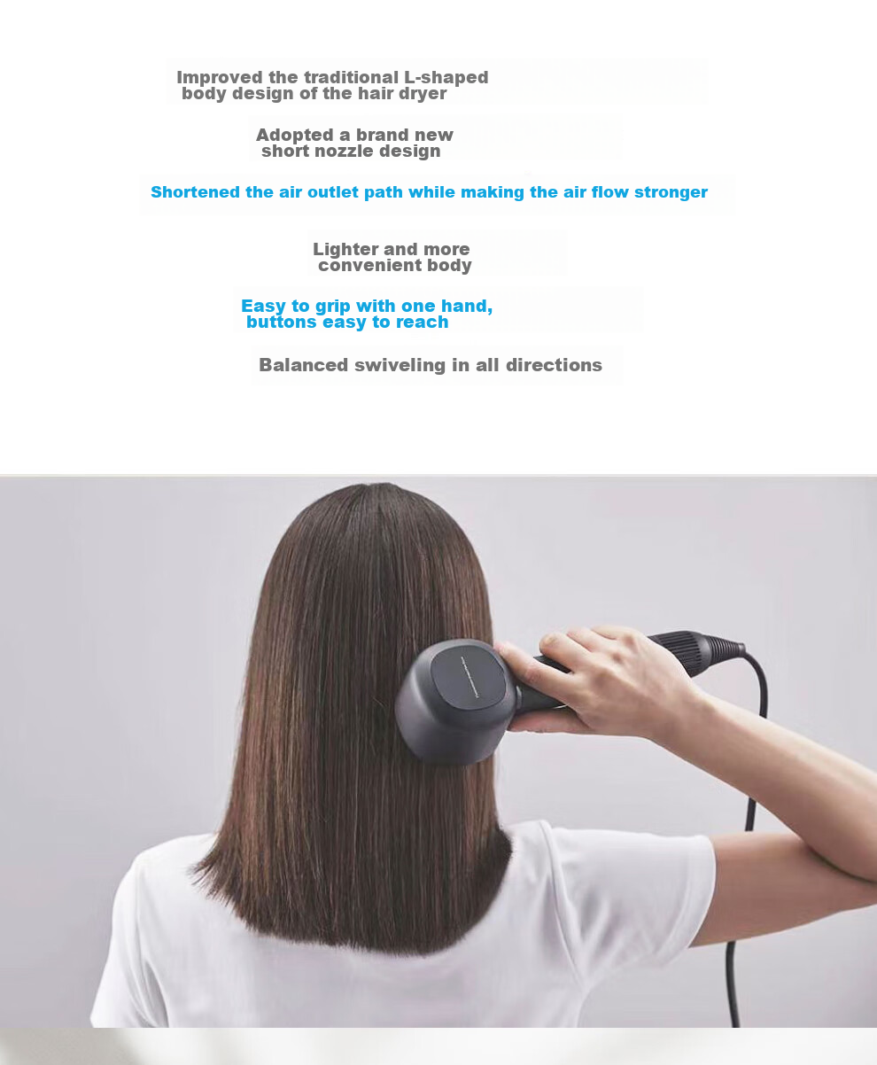 Xiapu High-Speed Four-Fan Blower, Home Use, High Power, Negative Ion Water Moisturizing Hair Dryer, Low Noise, Hair Protection Fan, IB-SP54C 15