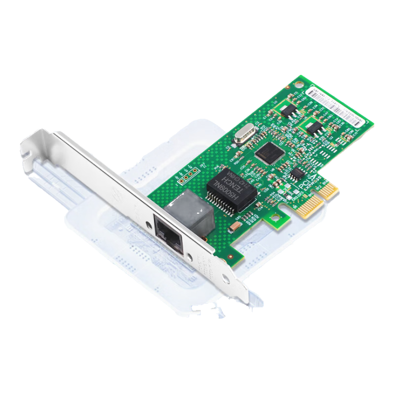 FLYBISH NA574-T1 Gigabit Single-Port Intel 82574L Chip PCI-E X1 Gigabit Single-Port Desktop Wired Network Card 9301CT, Supports without Disc