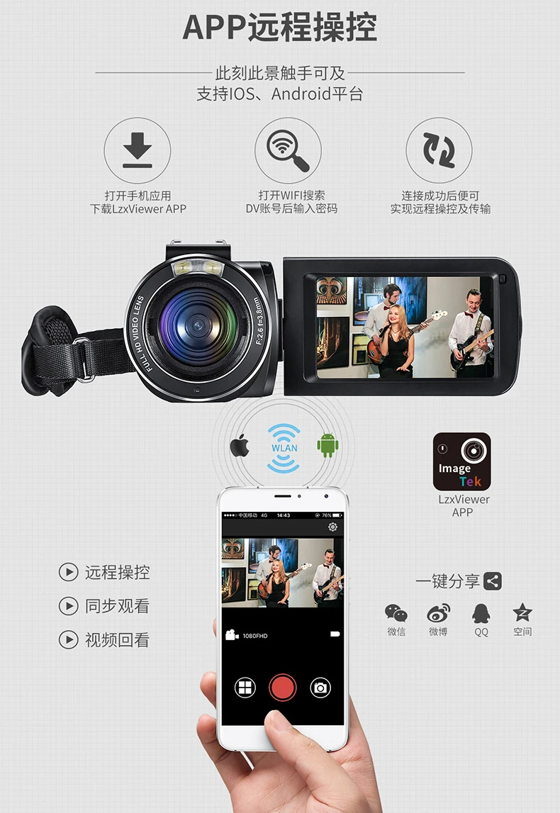 Ouda ORDROZ20 HD digital camera home dv video recorder outdoor portable camera professional camcorder home travel conference vlog vibrato short video Ouda ORDROZ20 HD digital camera home dv video recorder outdoor portable camera professional camcorder home travel conference vlog vibrato short video