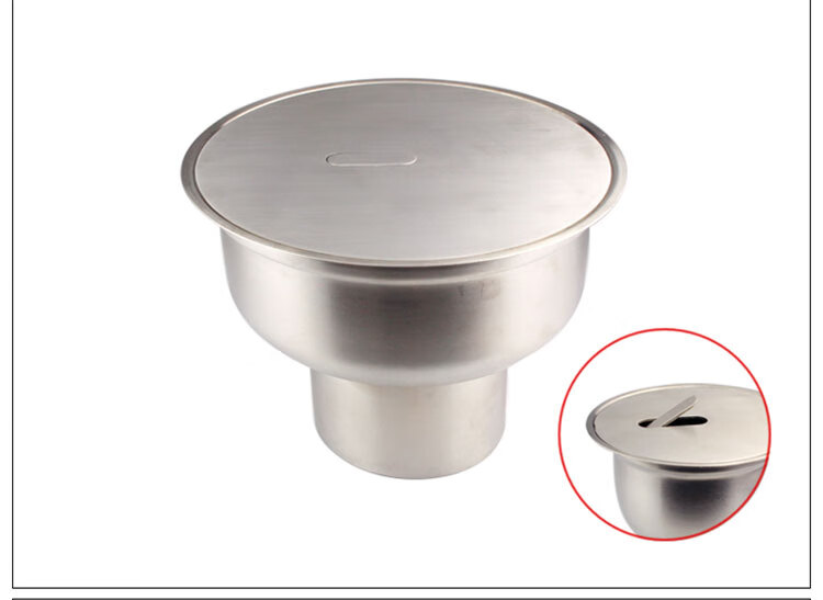 homeglen 304不锈钢洁净地漏洁净室卫生地漏 dn50