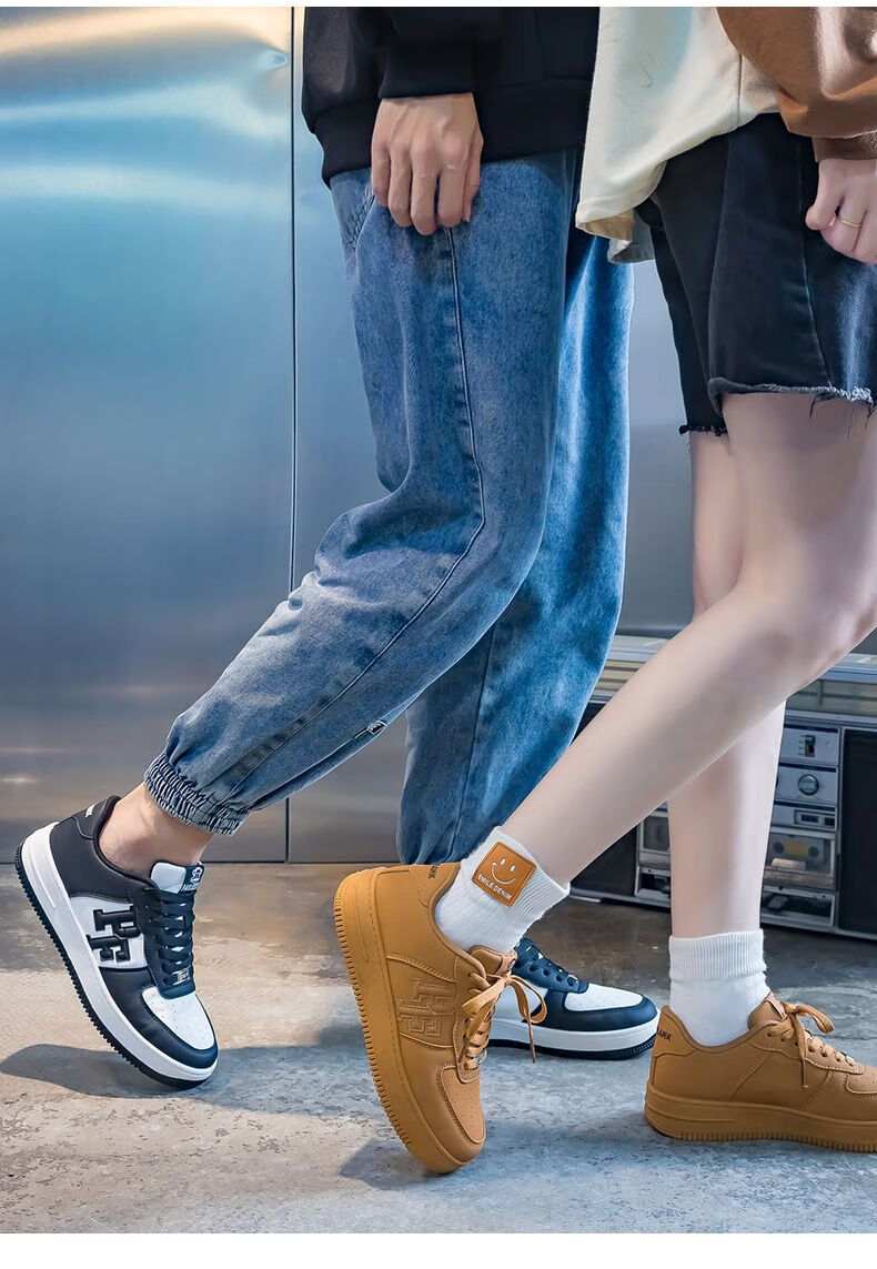 Paul Frank Casual Shoes, Women's White Sneakers, Versatile Couple Style, Men's Campus Fashion Sports Skateboard Shoes, 254U White Women's Size 37 14