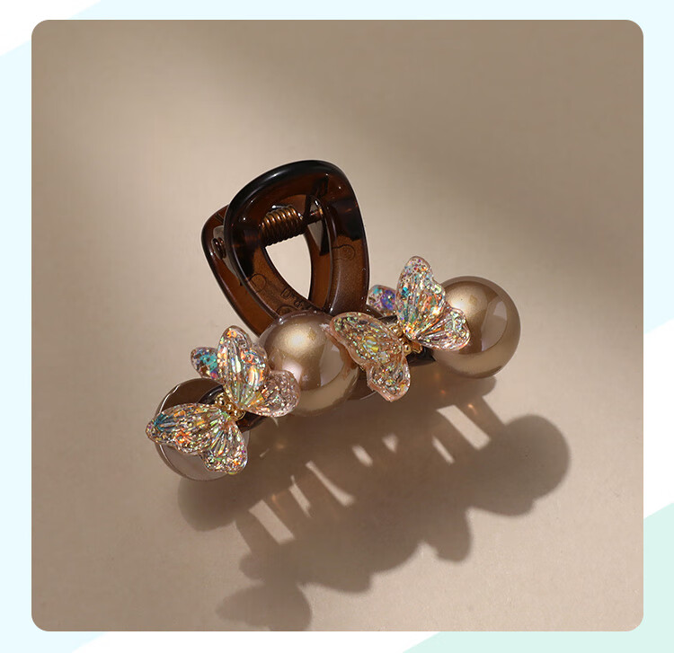 CHIMERA Half-Up Hair Clip for Thin Hair, Versatile Butterfly Edge Bangs Small Claw Clip Hairpin for Women, Birthday Gift 6