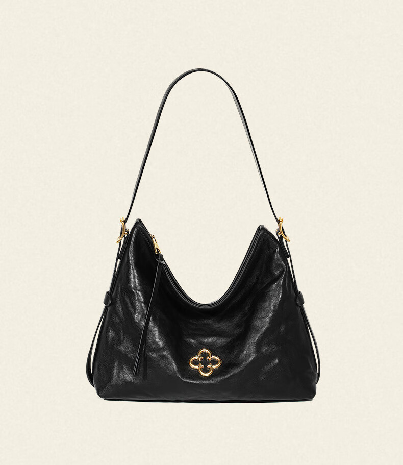CASSILE [Celebrity Style] Cassile Tote Bag for Women, Vegetable-Tanned Leather Light Luxury Crossbody Hobo Bag, Birthday Gift 23