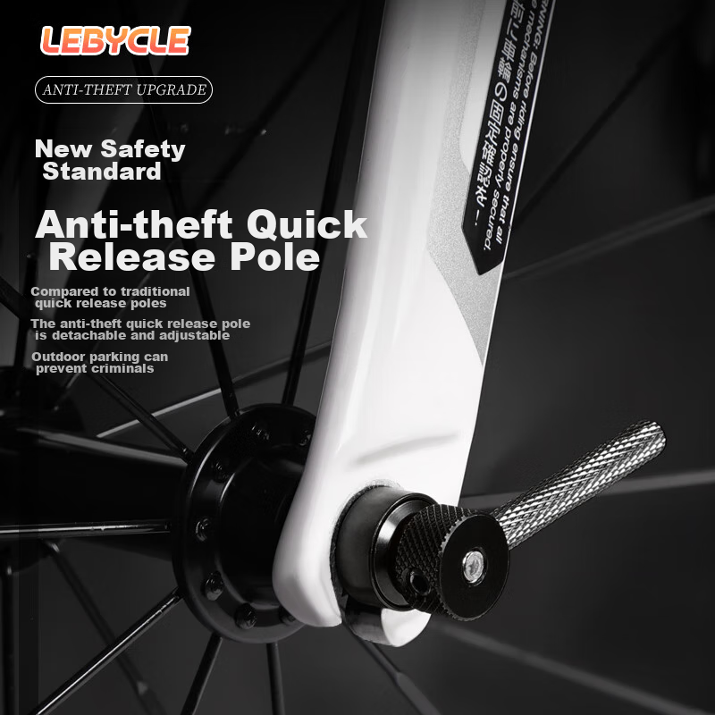 LEBYCLE Mountain Road Bicycle Anti-Theft Quick-Release Stem Wheel Group, Flower Drum Hub Center, Front And Rear Universal, Ultra-Light Aluminum Alloy Accessories