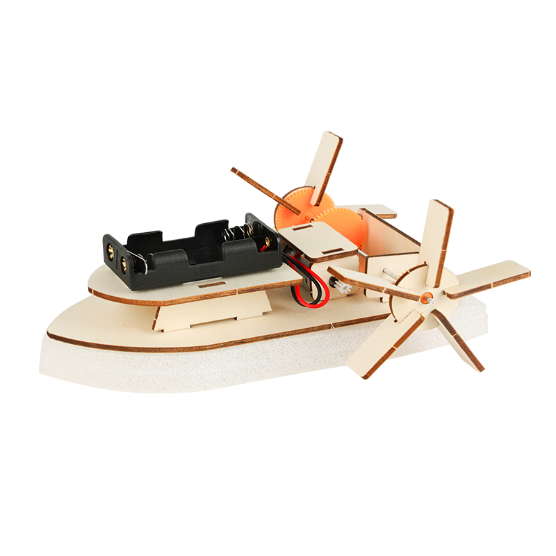 Bailishuang Scientific Experiment, Ming Wheel Ship, Children's Handcraft, Assembly, Back-To Seaso