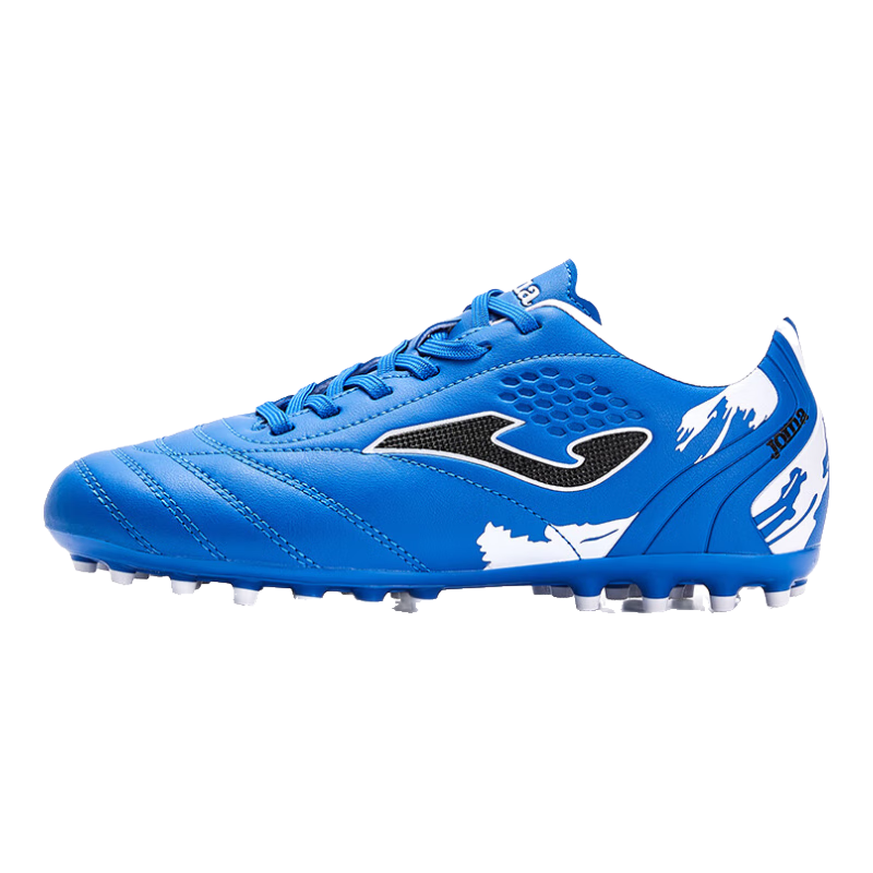 JOMA Children's Soccer Shoes for Boys And Girls, Youth Students MG Short Studs Breathable Football Training Shoes, Blue, Size 35