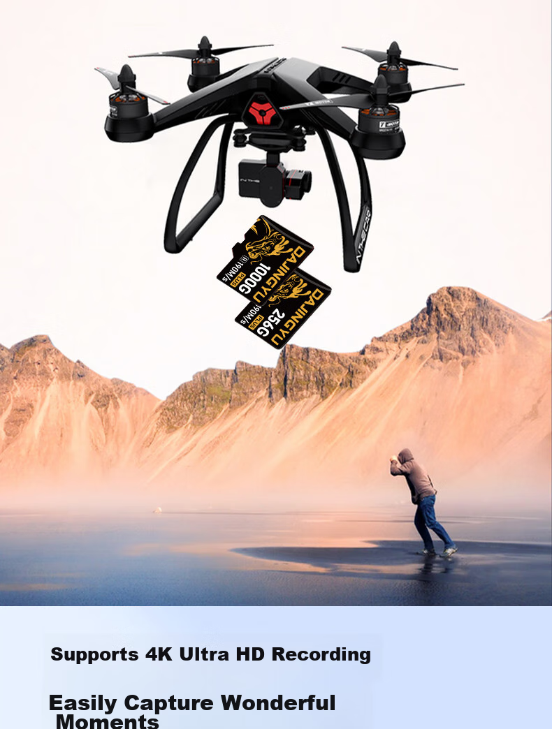 DAJINGYU, Big Whale TF Card (Micro SD), 64GB, DJI Pocket 3/4 Memory Card, Action 5 Sports Camera Storage Card, Compatible with Drones And Game Consoles 7