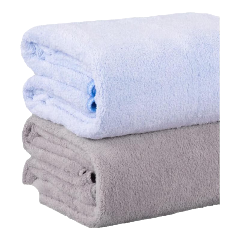 Grace Coral Fleece Antibacterial Bath Towel Fiber for Men And Women, Home Use, Absorbent Quick-Drying Bath Towel, Suitable for Infants And Children, Sports, Single Pack