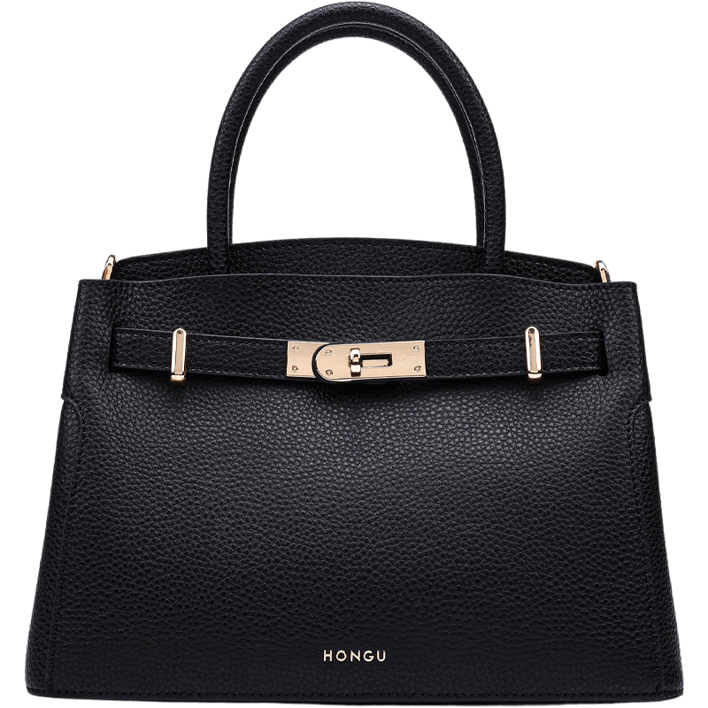 HONGU Leather Handbag, Shoulder Bag And Tote Bag with Large Capacity, Commuter Women's Platinum Bag, Birthday Gift for Girlfriend