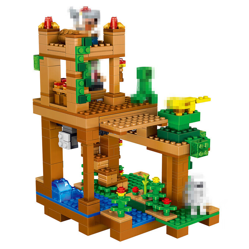 Fun Childhood My World Toy Children's Building Blocks Assembly Cube World Set for Boys and Girls QL0537 6