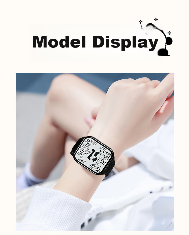 MAX-G Full-Screen Watch for Teenagers, Middle School Students, Boys, Electronic Watch, Waterproof, Luminous, Multifunctional Sports Children's Back-To 10