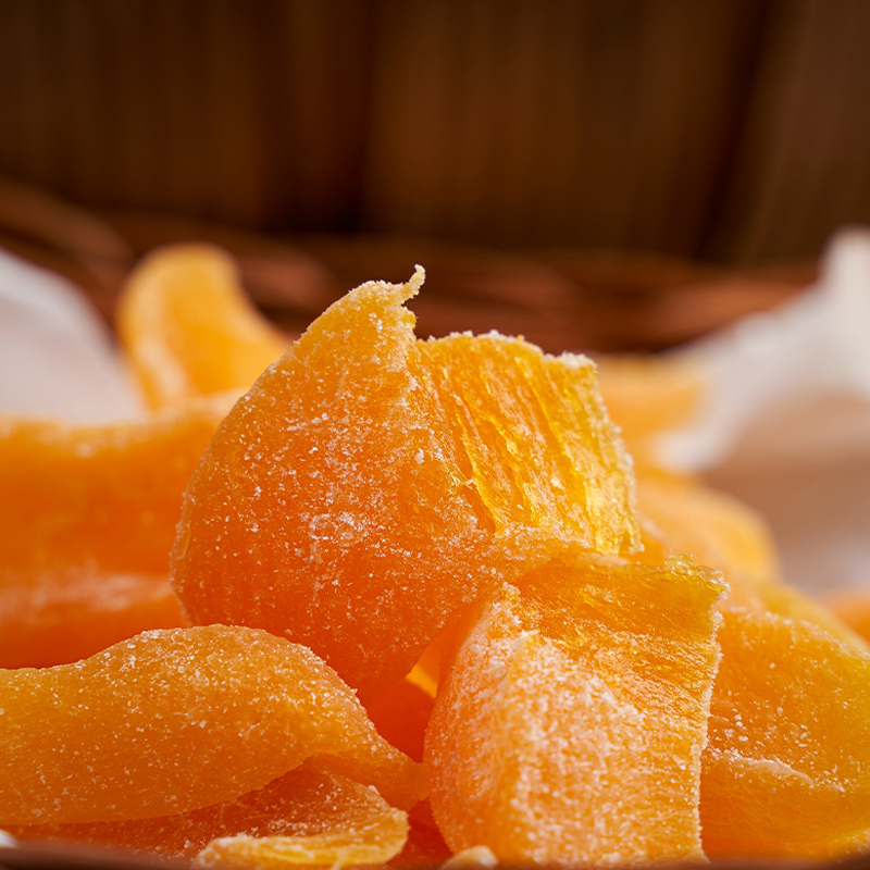 百历坚 黄桃干500g/罐 蜜饯果干 零食果脯水果桃干休闲小吃年货送礼