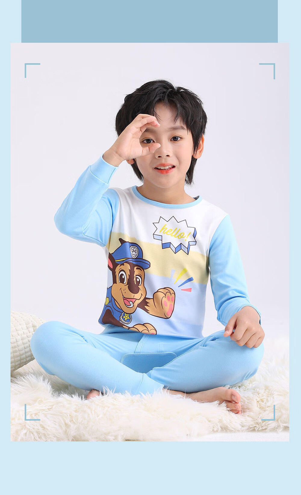 PAW PATROL Children's Autumn Underwear Set, Boys' Pajamas, Kids' Spring Loungewear, Girls' PA1837 120 18