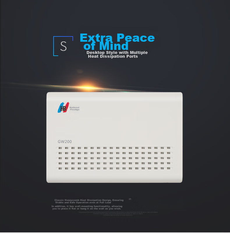 Guowei GW200 Programmable Telephone Exchange System, 2 Lines In And 8 Out, Group Enterprise Main Line, Internal Extension, Small Number of Lines, Small Business Desktop Voice Navigation, Plug-And Exchange System 4